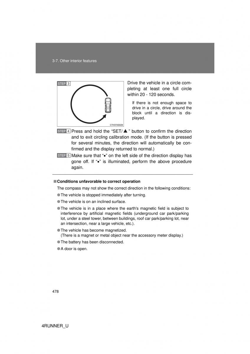 Toyota 4Runner 5 V N280 owners manual / page 445