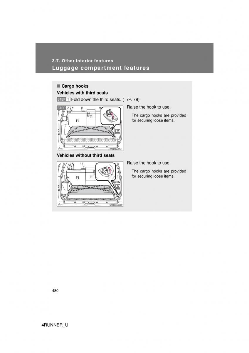 Toyota 4Runner 5 V N280 owners manual / page 447