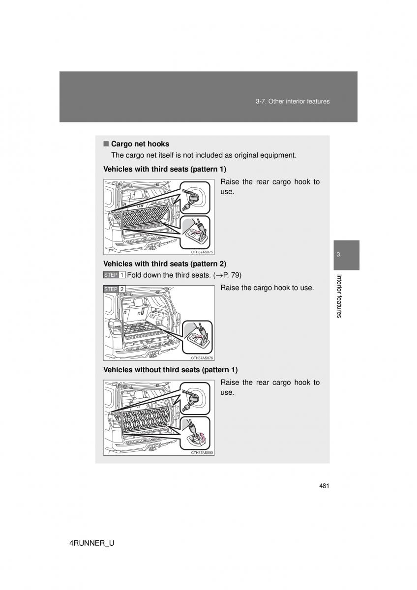 Toyota 4Runner 5 V N280 owners manual / page 448