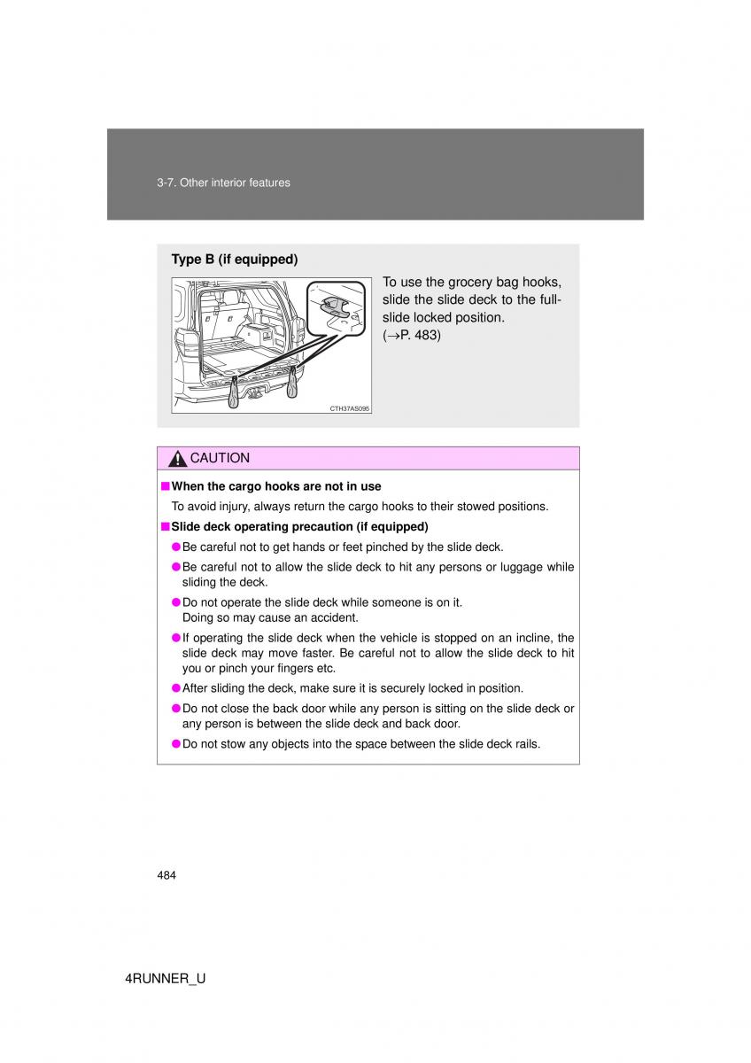 Toyota 4Runner 5 V N280 owners manual / page 451