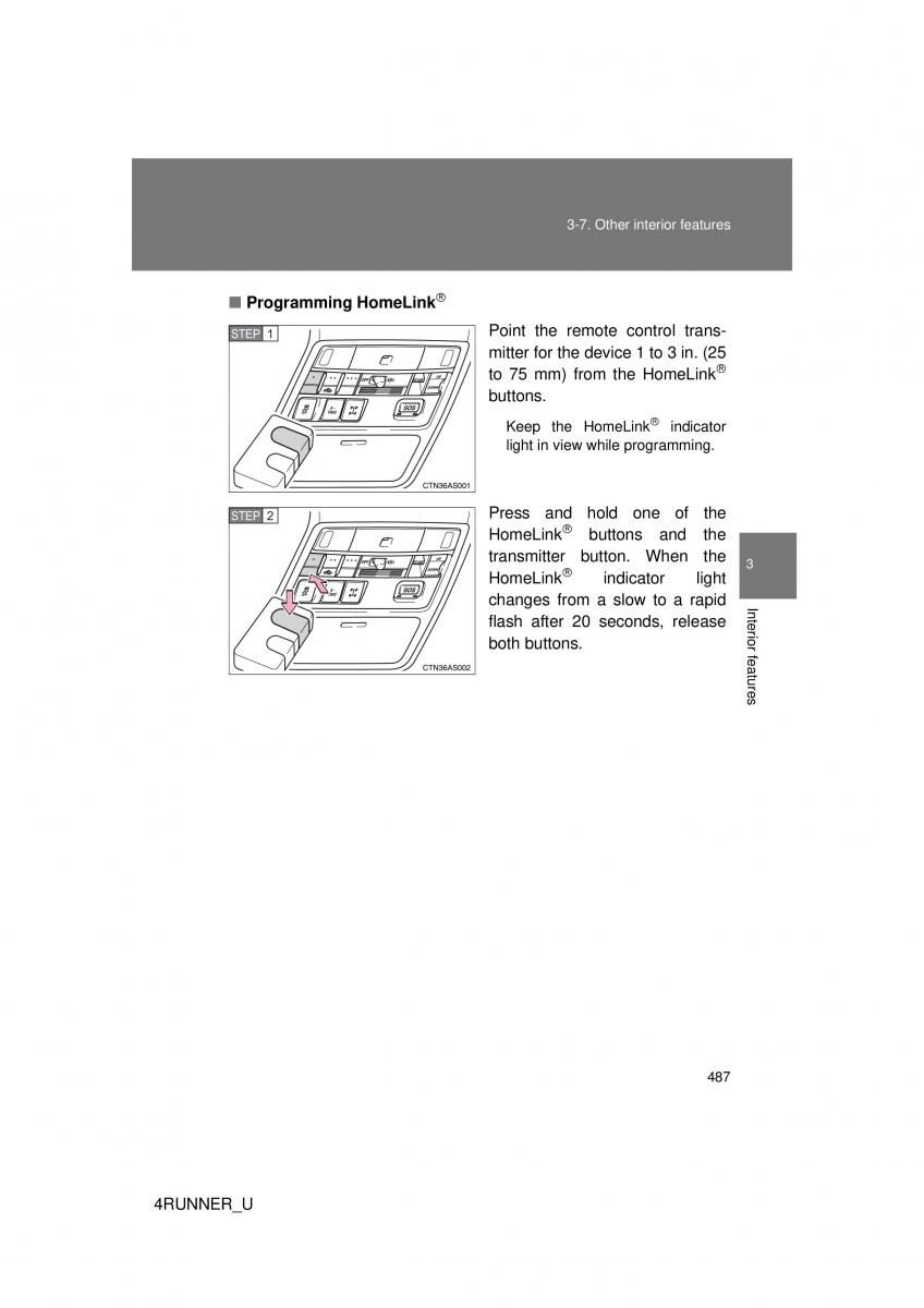 Toyota 4Runner 5 V N280 owners manual / page 454