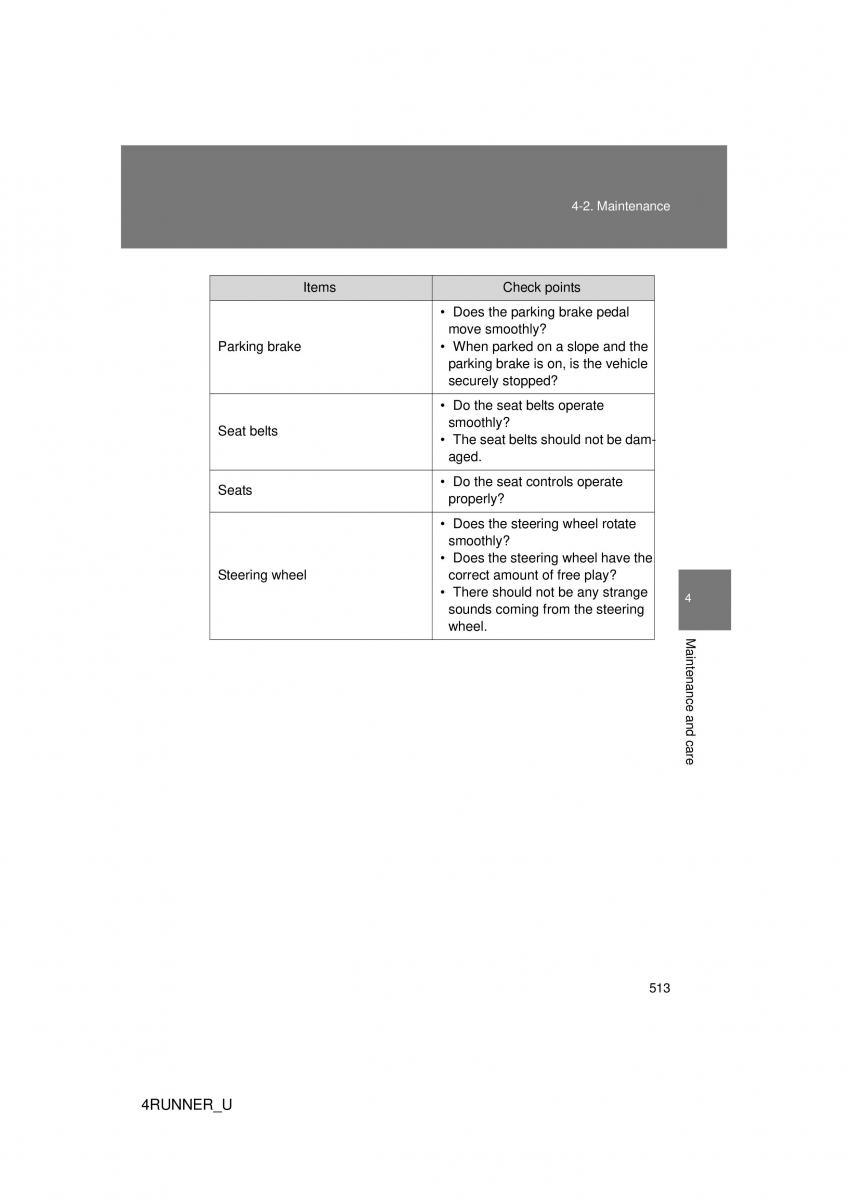 Toyota 4Runner 5 V N280 owners manual / page 479