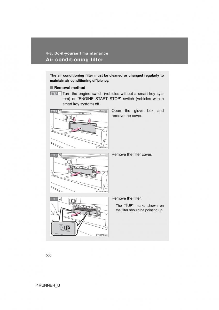 Toyota 4Runner 5 V N280 owners manual / page 516