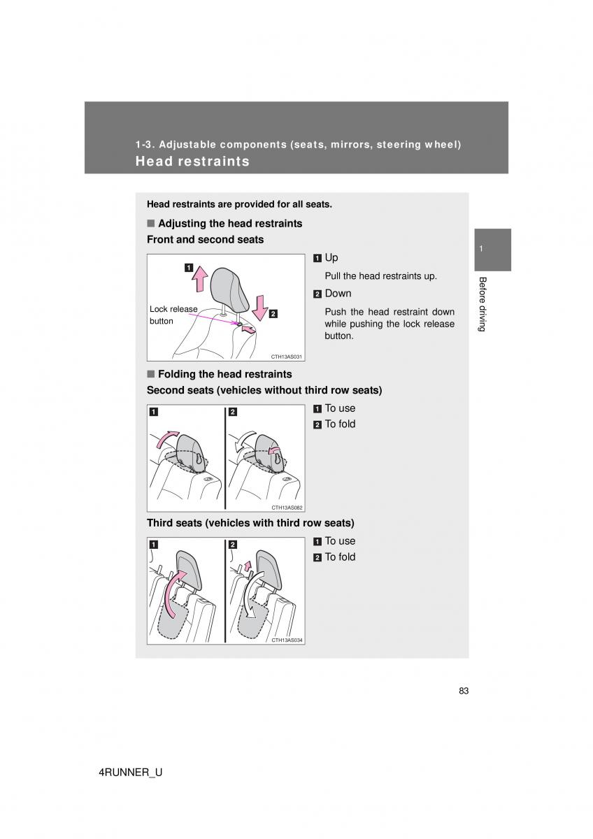 Toyota 4Runner 5 V N280 owners manual / page 53