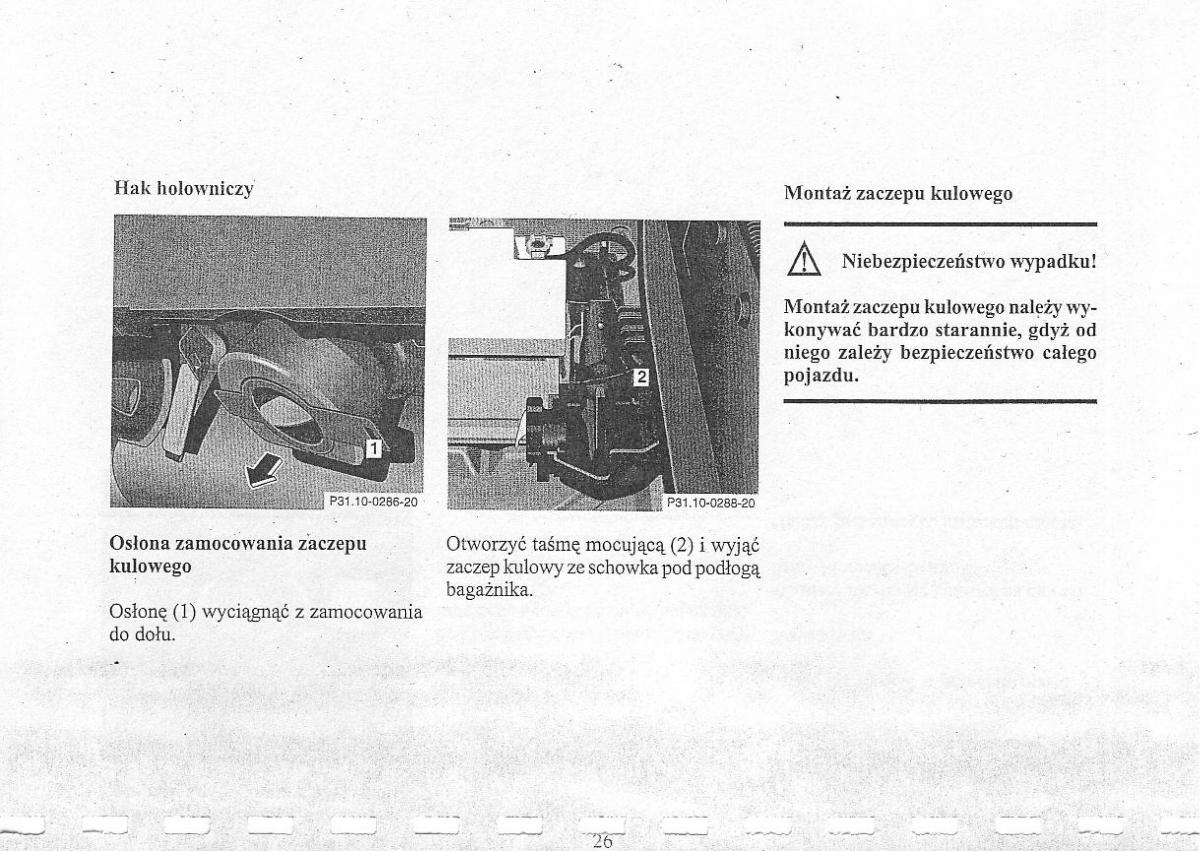 Mercedes Benz CLK W208 instrukcja obslugi / page 28