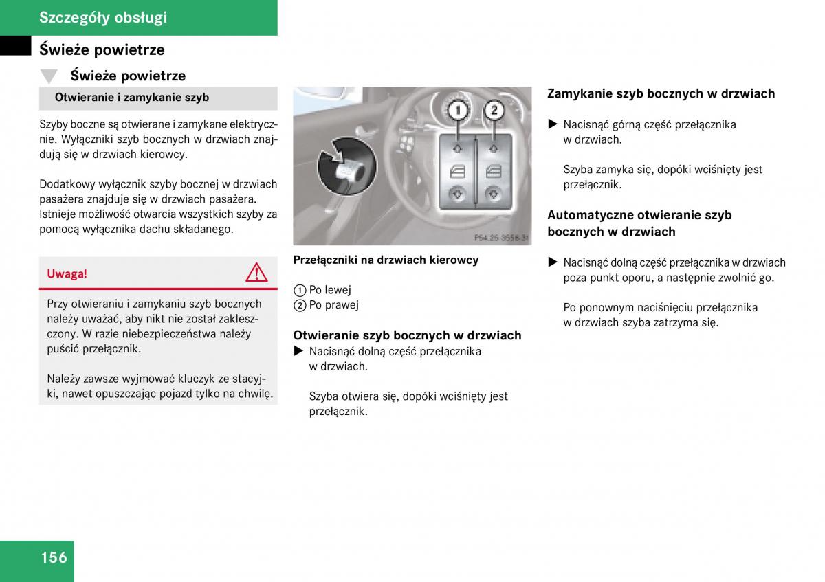 Mercedes Benz SLK R171 instrukcja obslugi / page 157