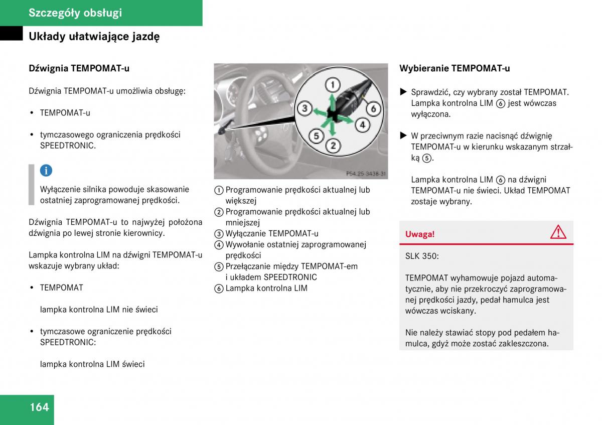 Mercedes Benz SLK R171 instrukcja obslugi / page 165