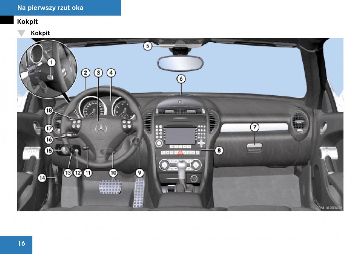 Mercedes Benz SLK R171 instrukcja obslugi / page 17