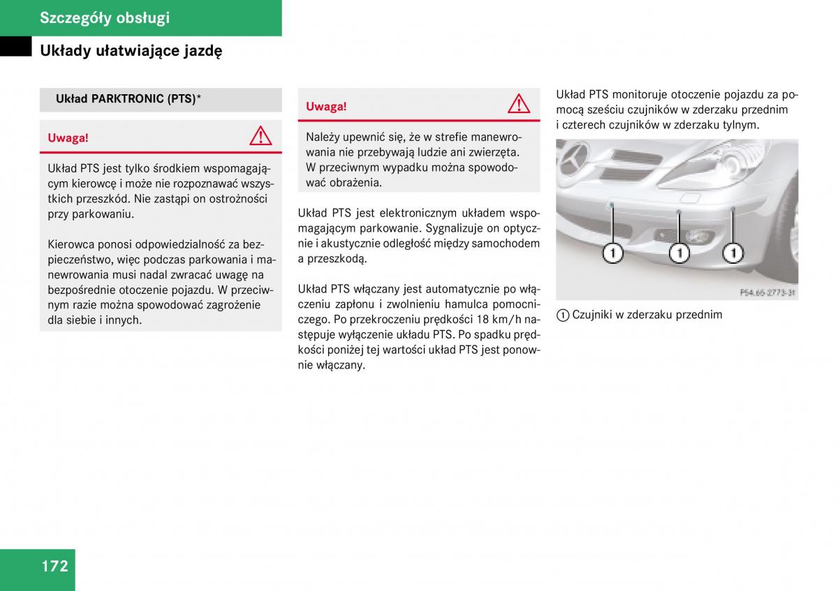 Mercedes Benz SLK R171 instrukcja obslugi / page 173