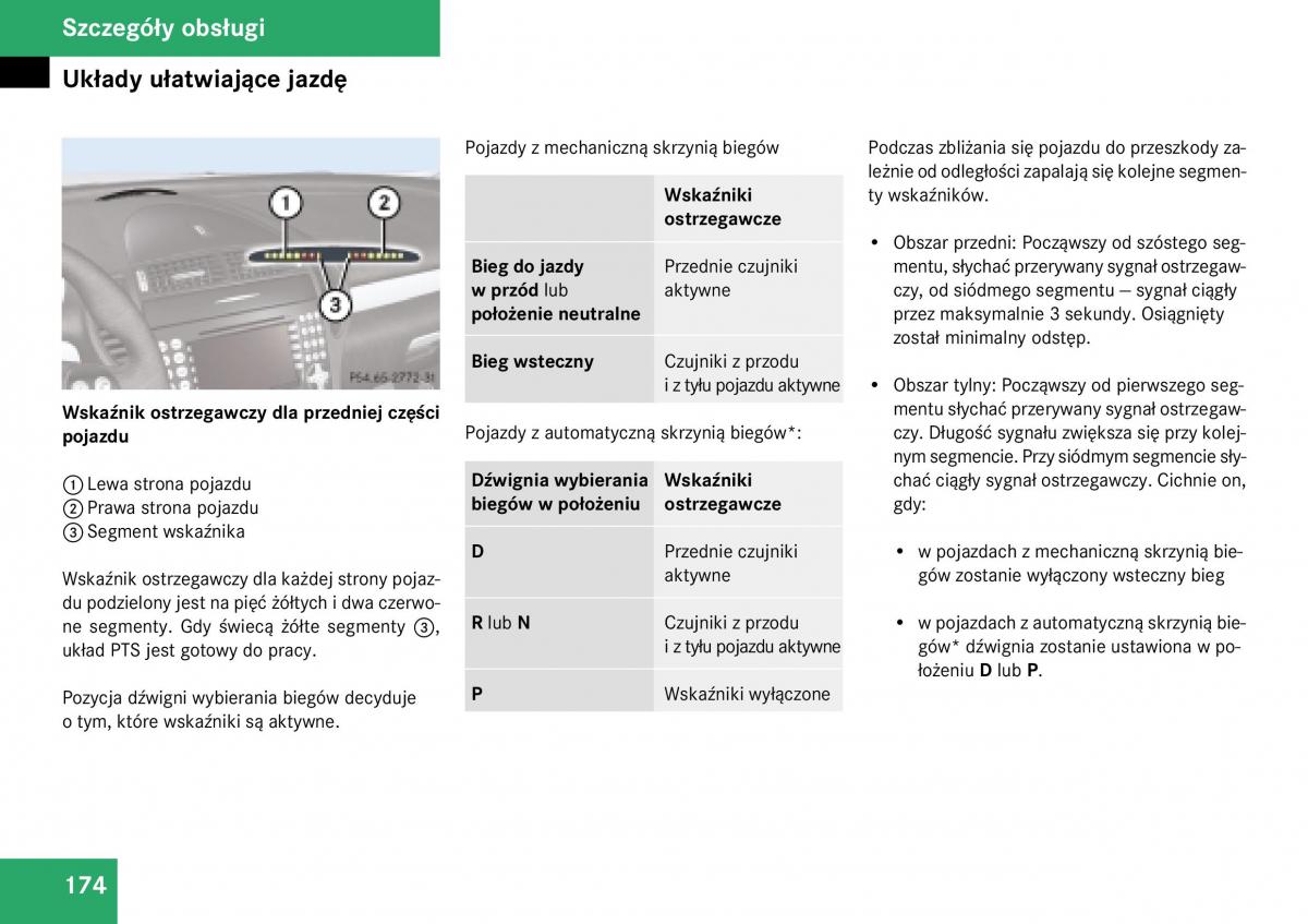 Mercedes Benz SLK R171 instrukcja obslugi / page 175