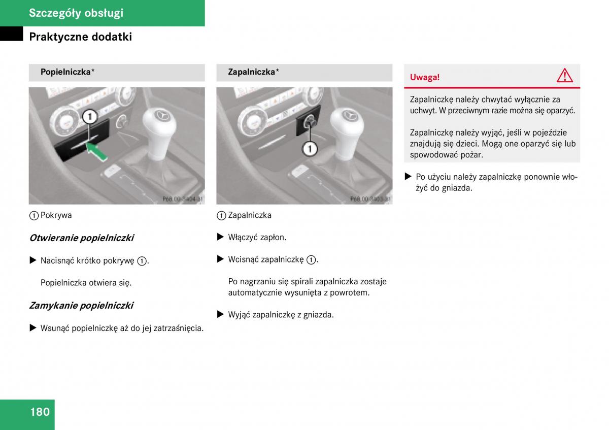 Mercedes Benz SLK R171 instrukcja obslugi / page 181