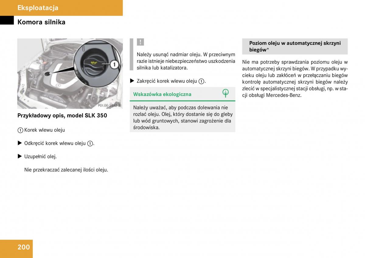 Mercedes Benz SLK R171 instrukcja obslugi / page 201