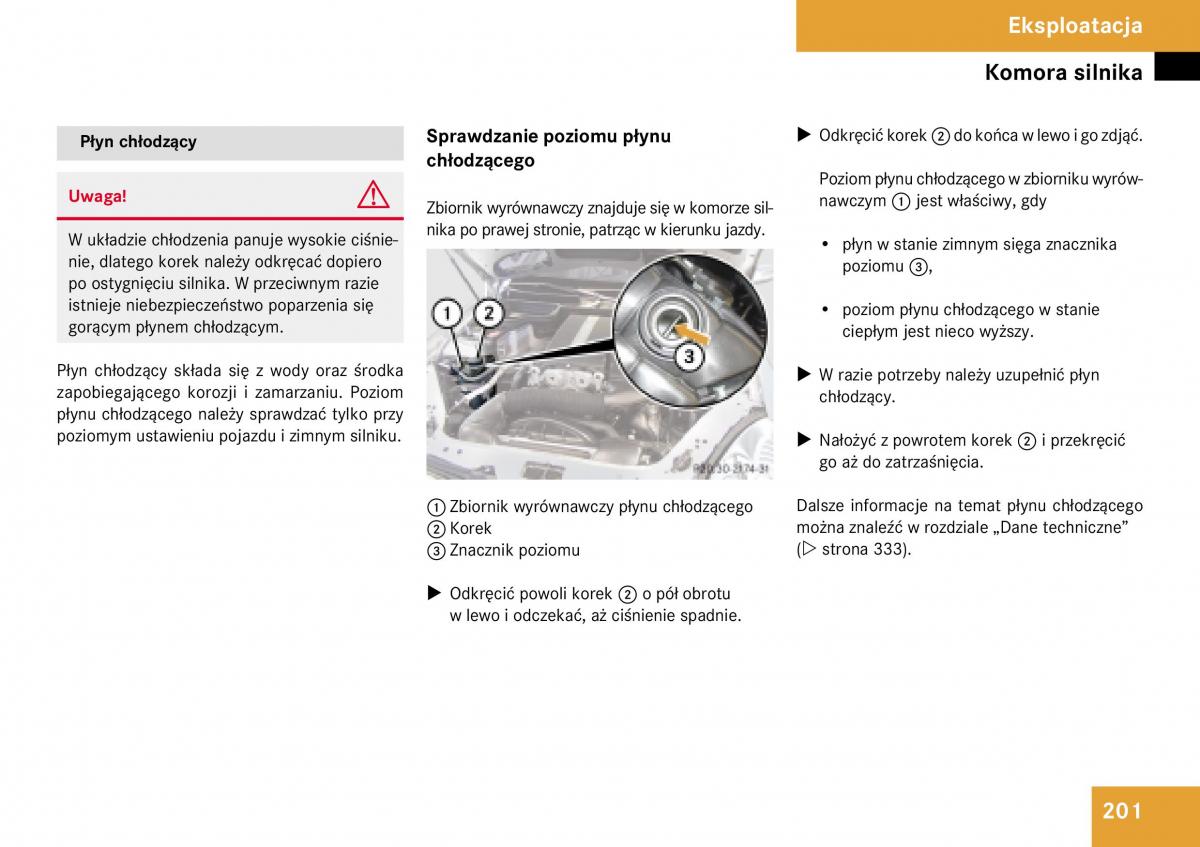 Mercedes Benz SLK R171 instrukcja obslugi / page 202