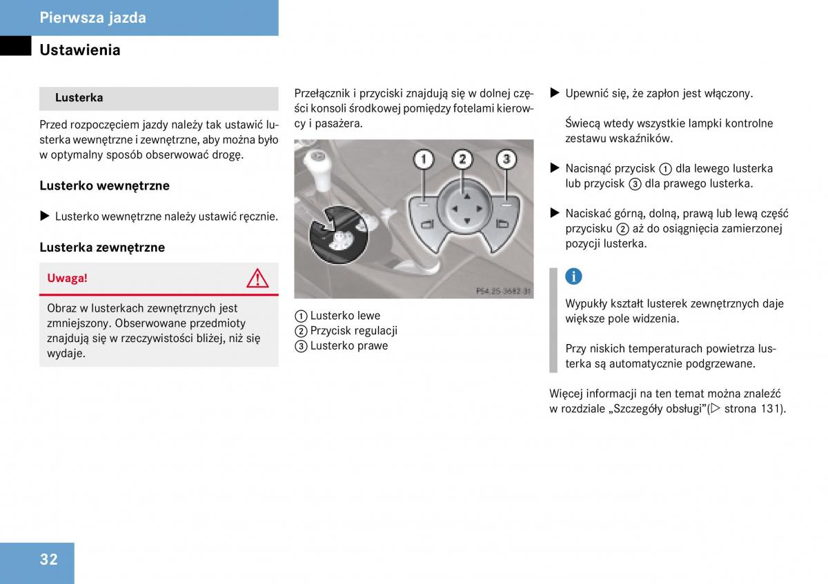 Mercedes Benz SLK R171 instrukcja obslugi / page 33