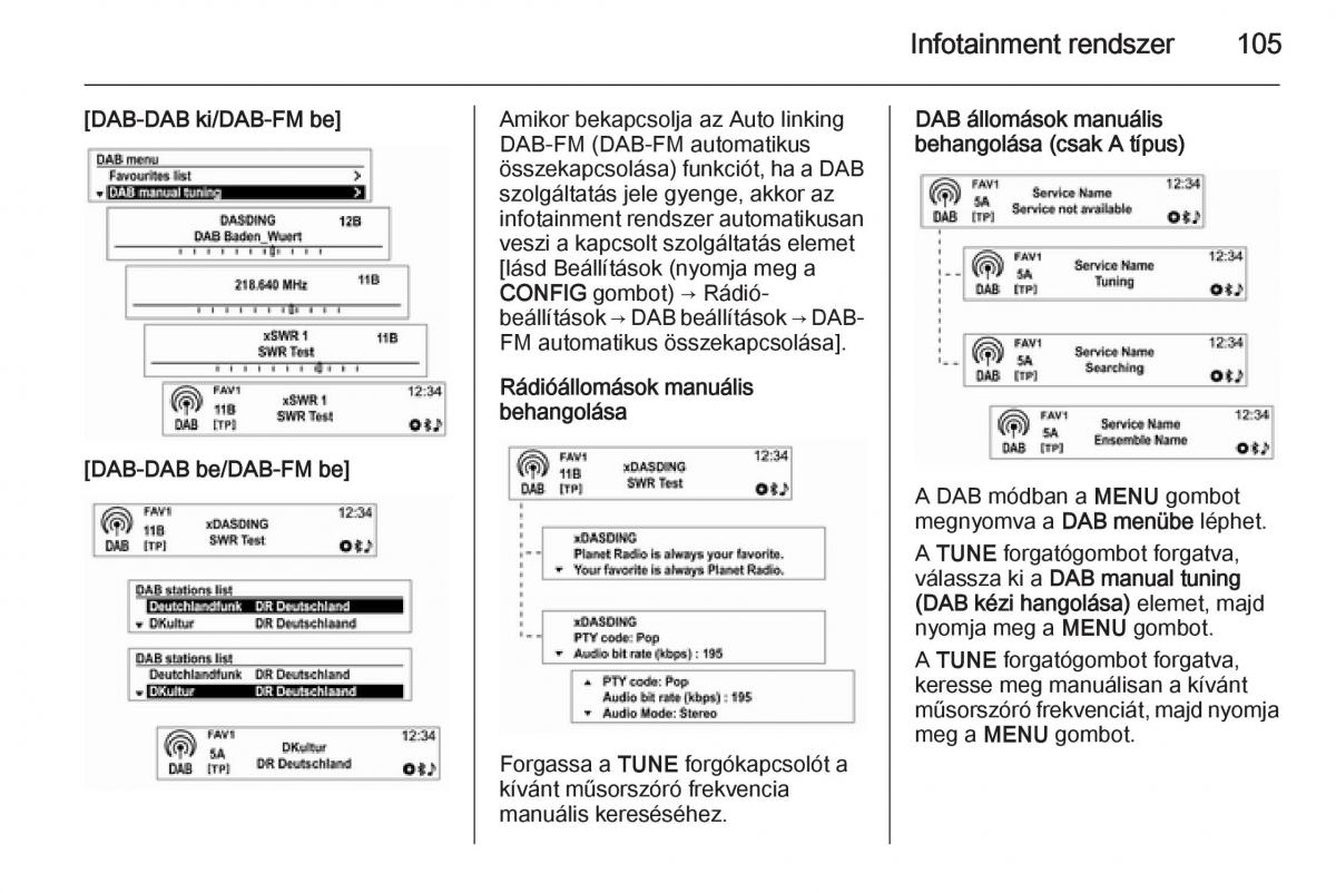 Chevrolet Spark M300 Kezelesi utmutato / page 107