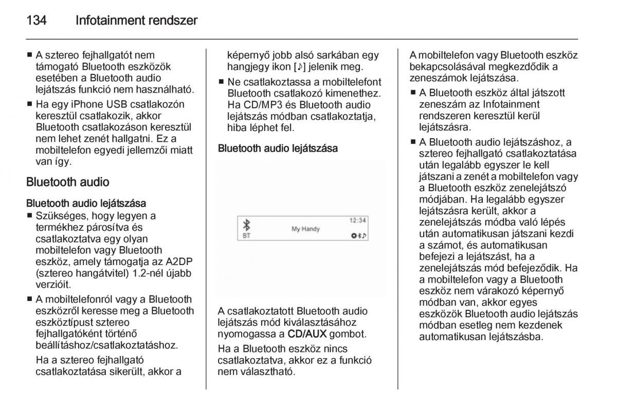 Chevrolet Spark M300 Kezelesi utmutato / page 136