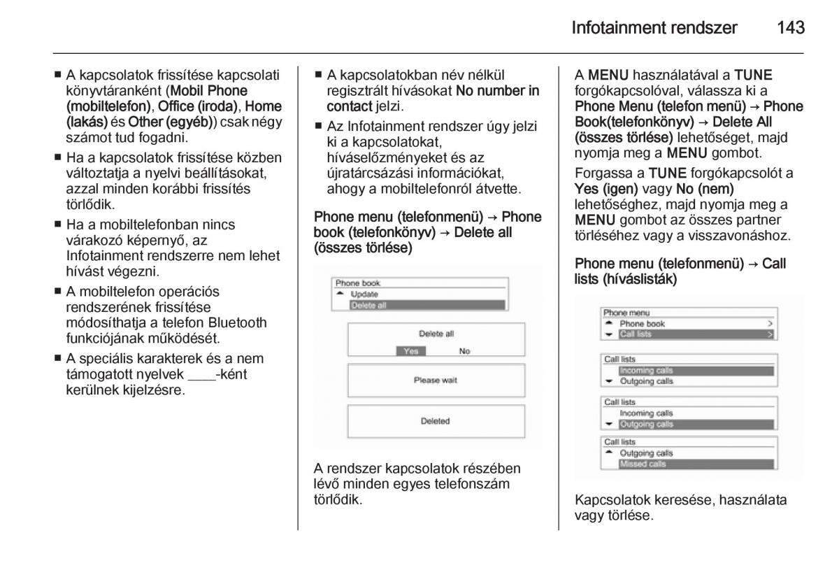 Chevrolet Spark M300 Kezelesi utmutato / page 145