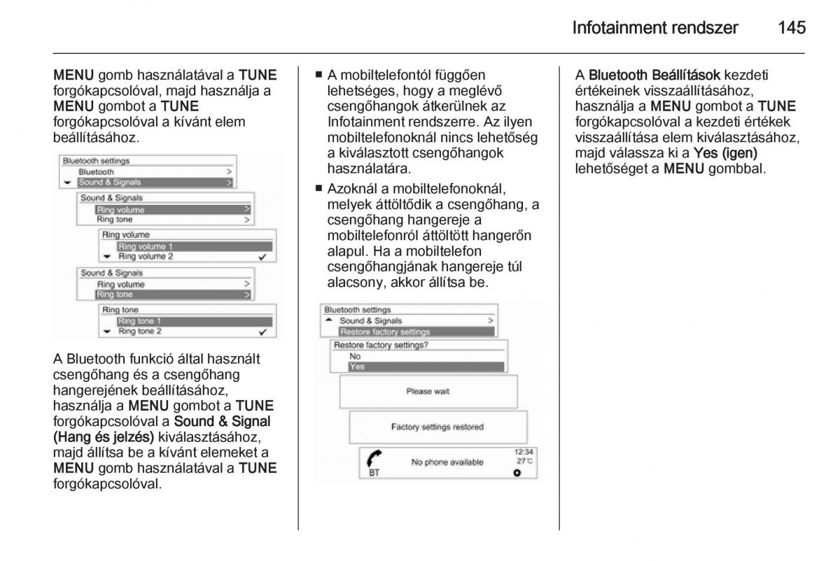 Chevrolet Spark M300 Kezelesi utmutato / page 147