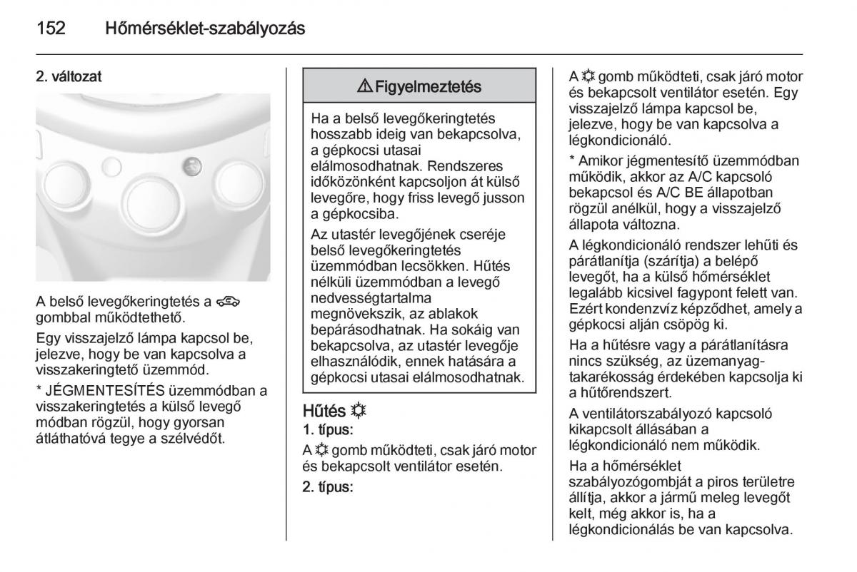 Chevrolet Spark M300 Kezelesi utmutato / page 154