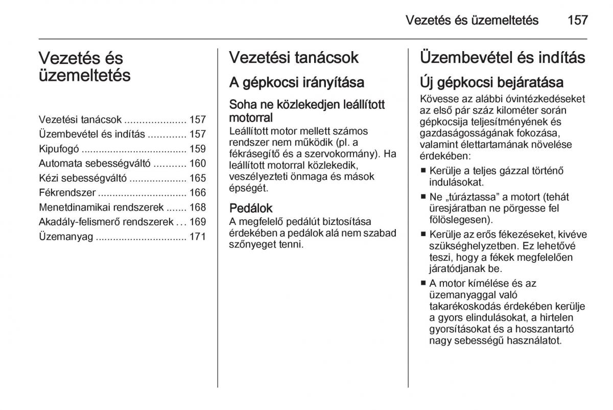 Chevrolet Spark M300 Kezelesi utmutato / page 159