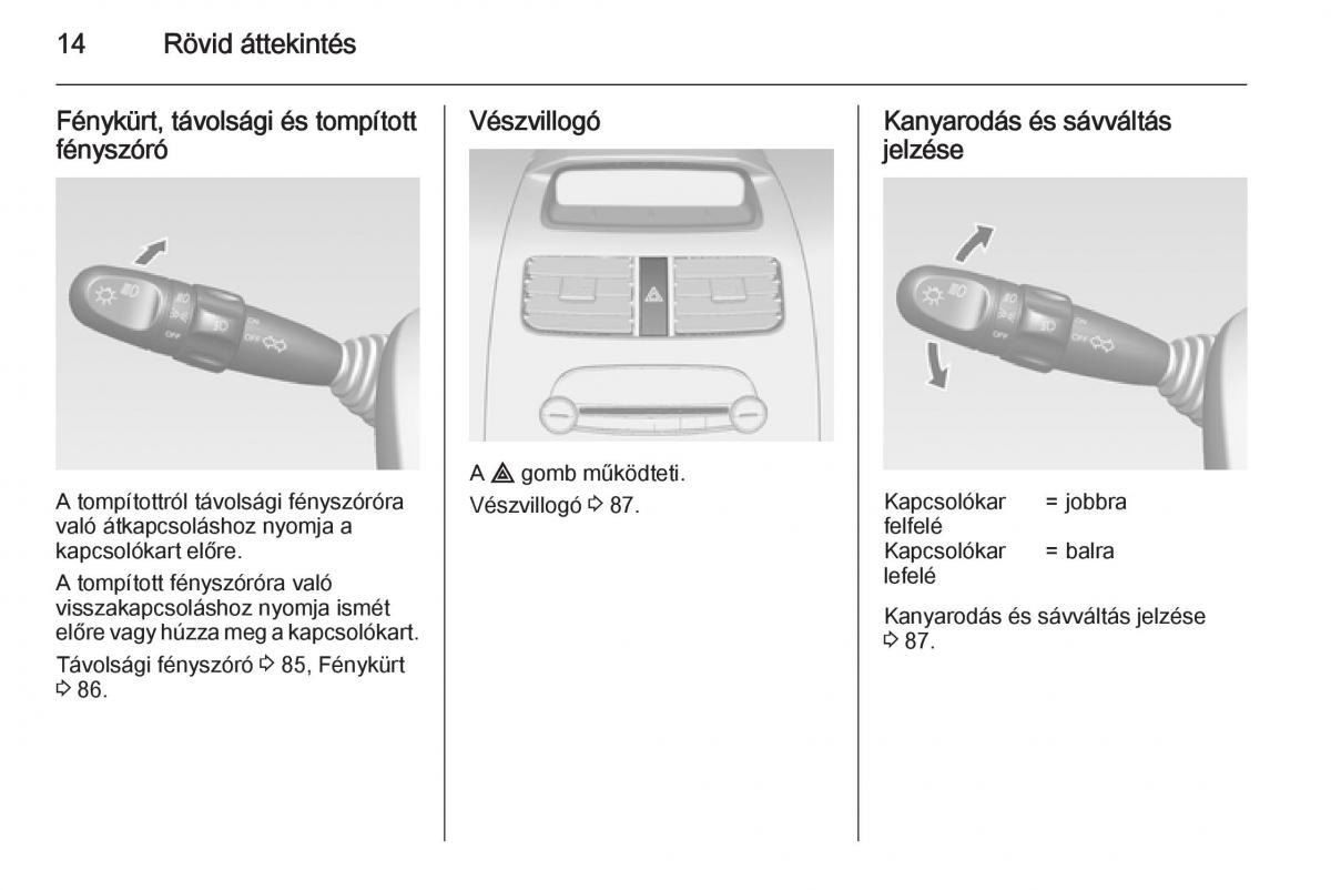 Chevrolet Spark M300 Kezelesi utmutato / page 16