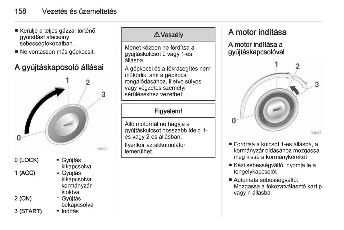 Chevrolet Spark M300 Kezelesi utmutato / page 160