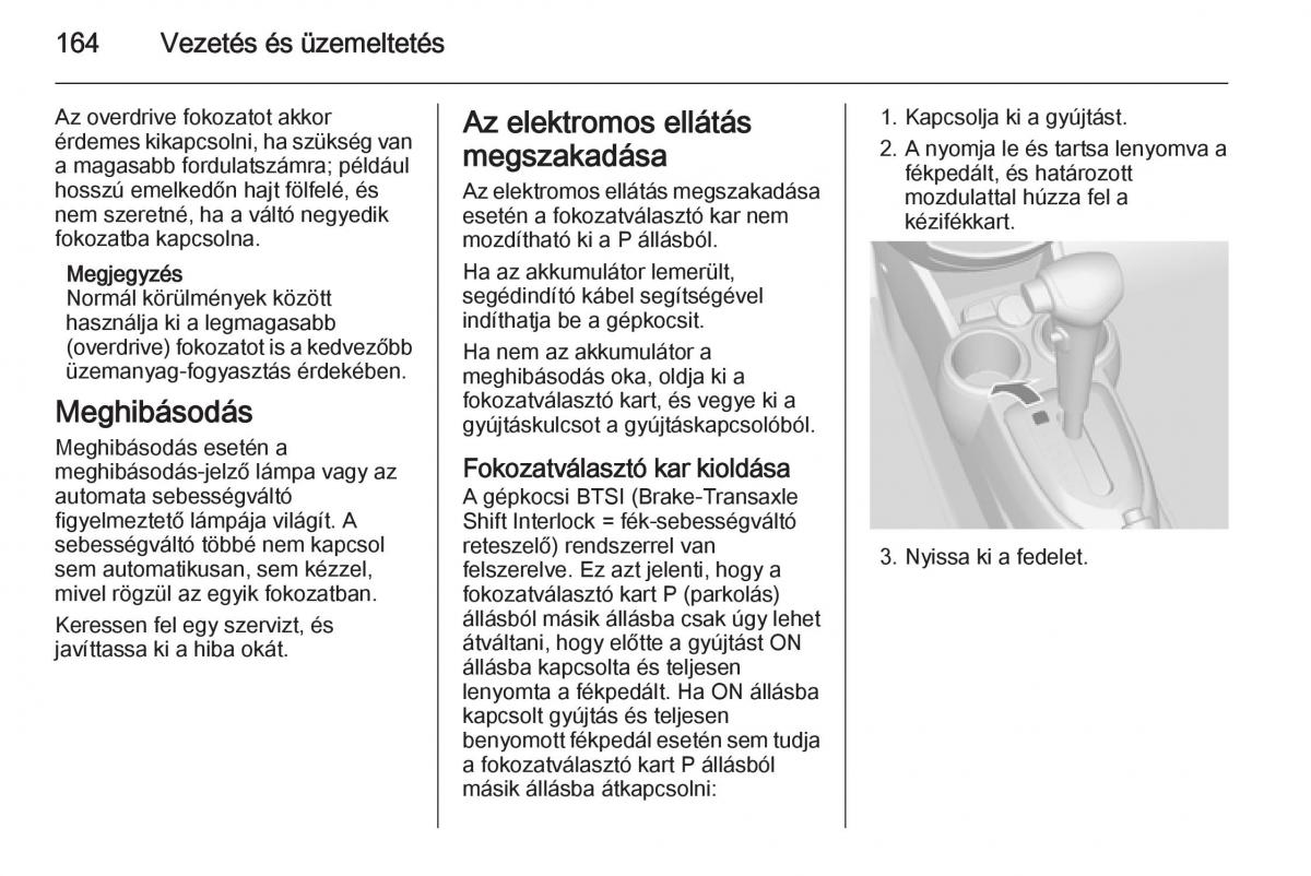 Chevrolet Spark M300 Kezelesi utmutato / page 166