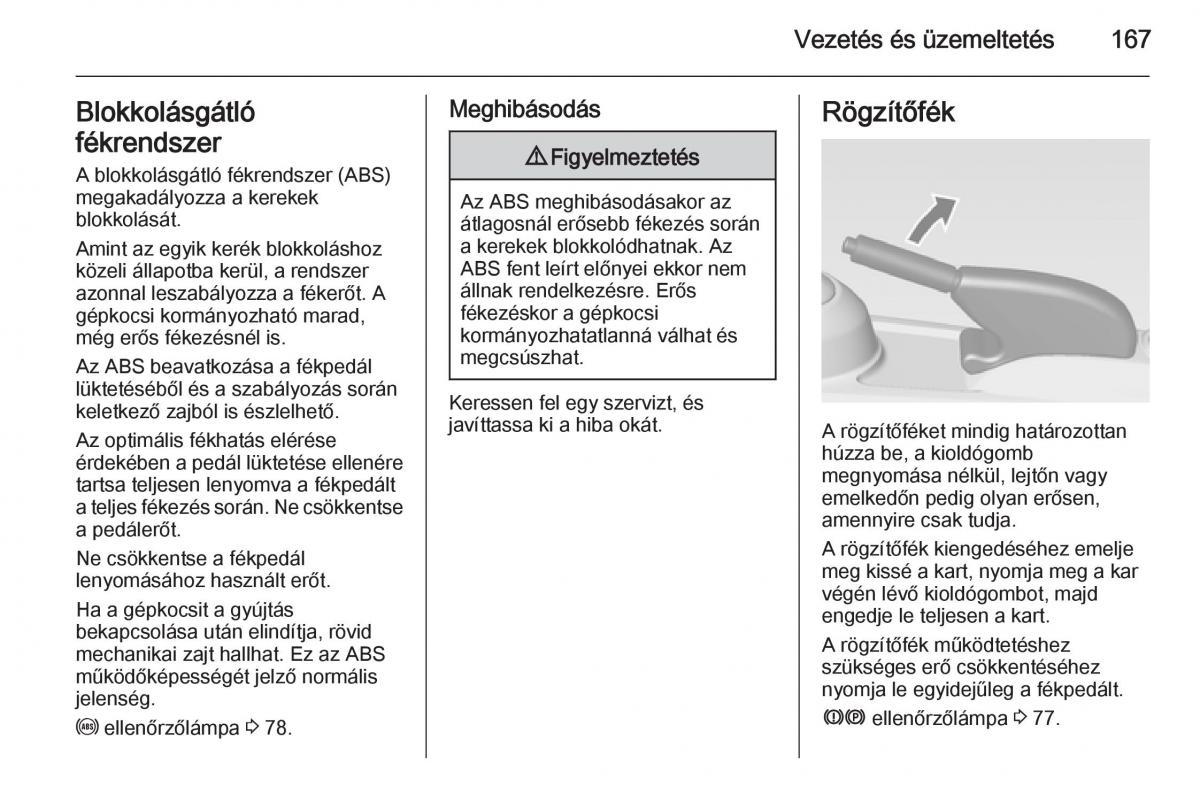 Chevrolet Spark M300 Kezelesi utmutato / page 169