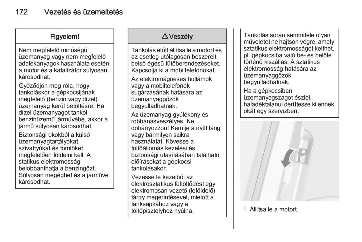 Chevrolet Spark M300 Kezelesi utmutato / page 174