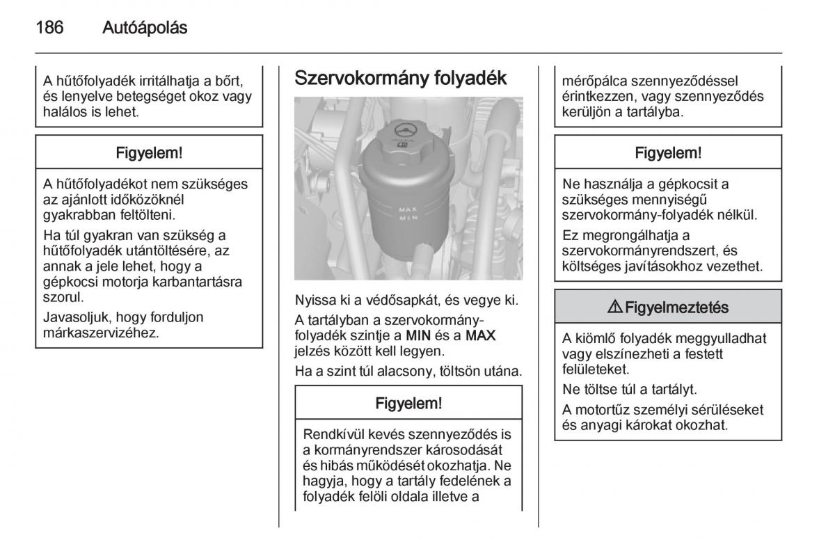 Chevrolet Spark M300 Kezelesi utmutato / page 188