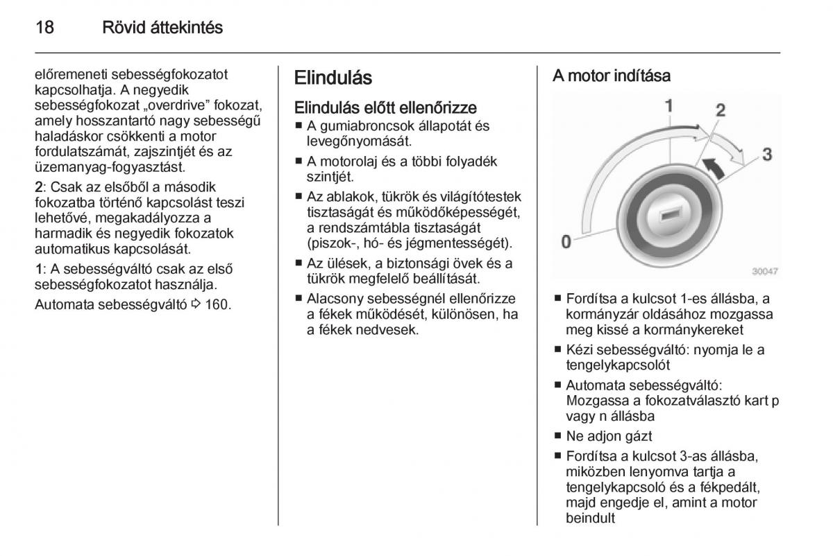 Chevrolet Spark M300 Kezelesi utmutato / page 20