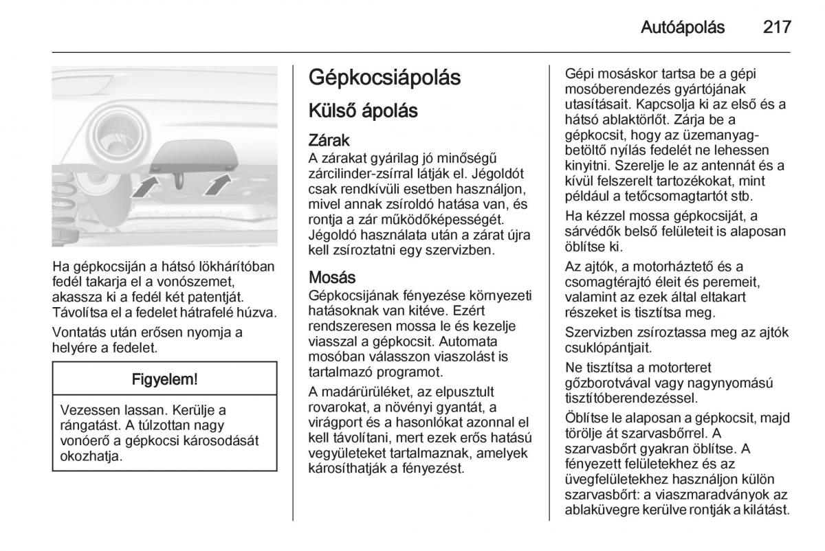 Chevrolet Spark M300 Kezelesi utmutato / page 219