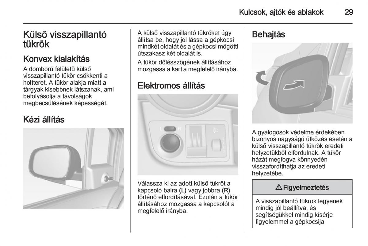 Chevrolet Spark M300 Kezelesi utmutato / page 31