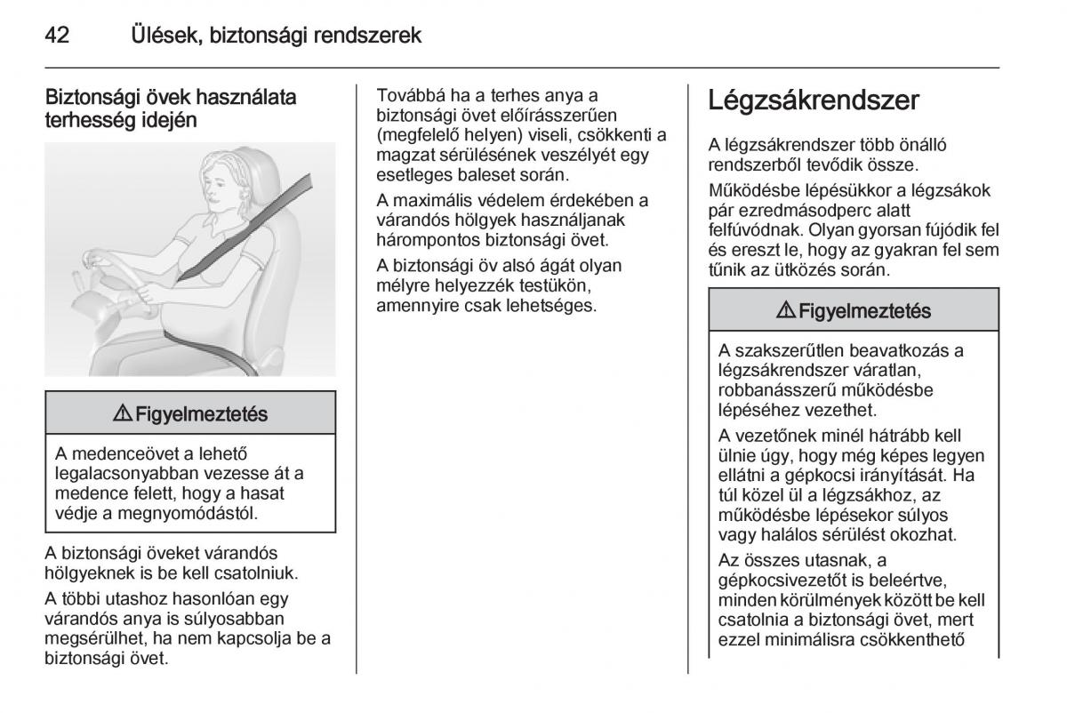 Chevrolet Spark M300 Kezelesi utmutato / page 44