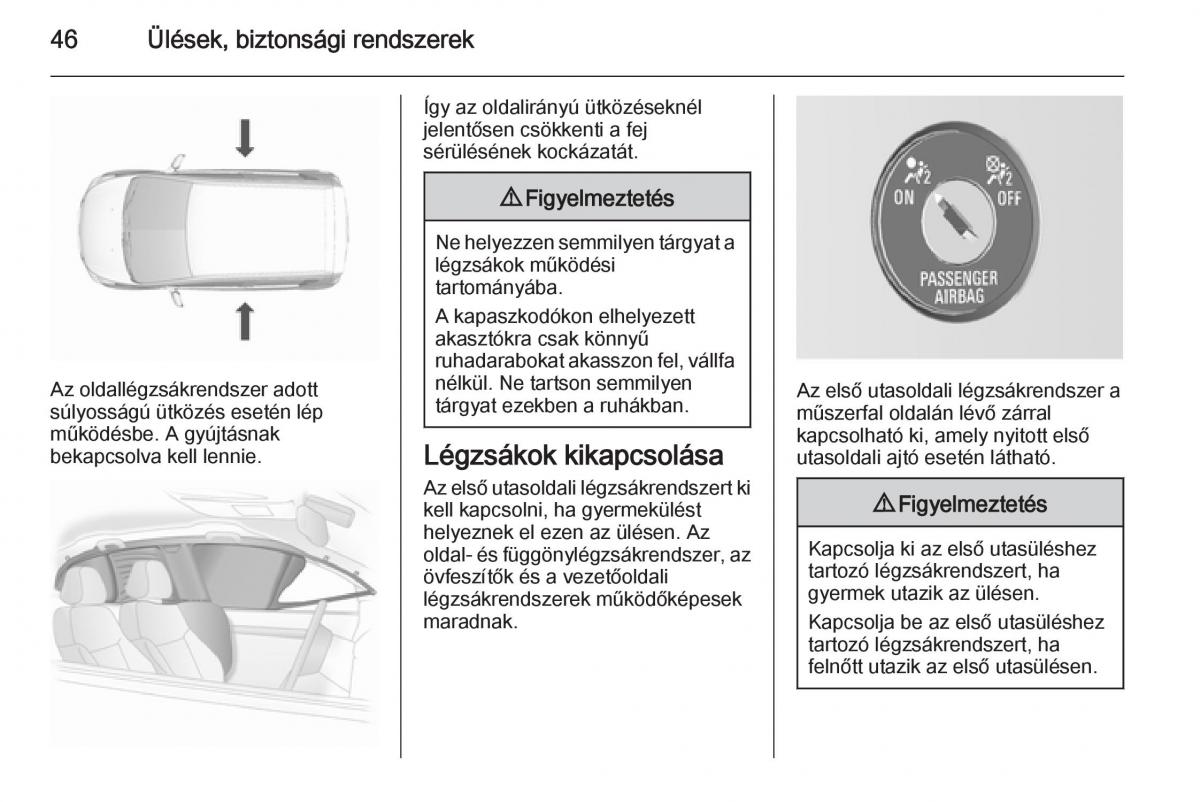 Chevrolet Spark M300 Kezelesi utmutato / page 48