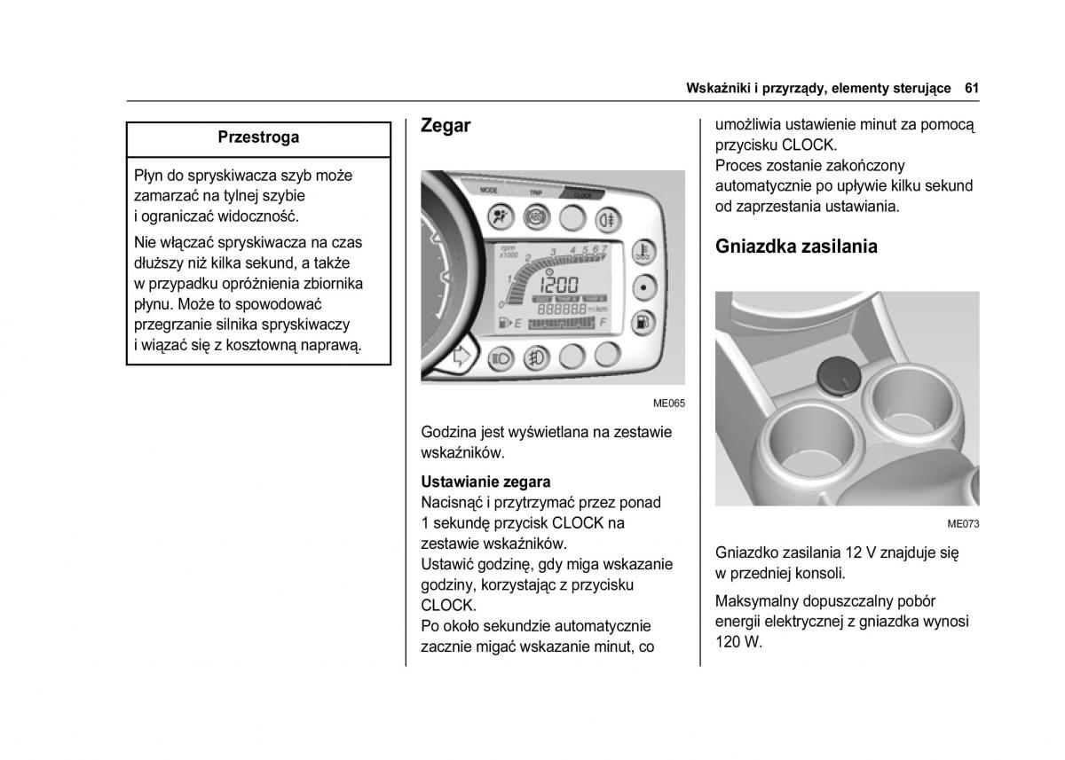 Chevrolet Spark M300 instrukcja obslugi / page 63