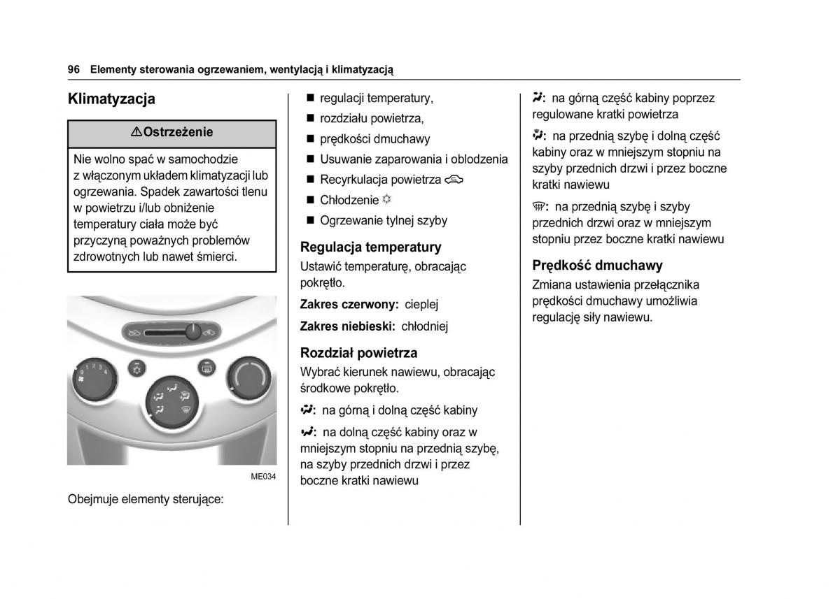 Chevrolet Spark M300 instrukcja obslugi / page 98