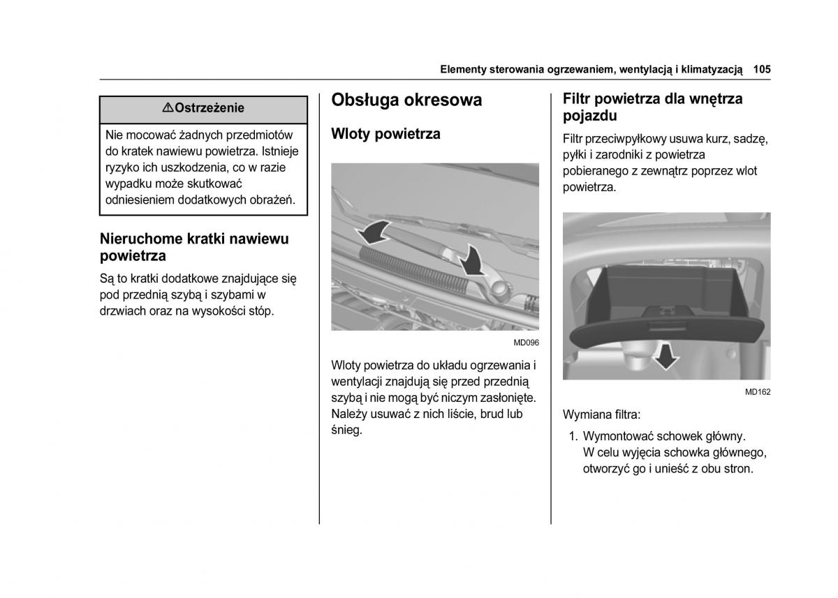 Chevrolet Spark M300 instrukcja obslugi / page 107