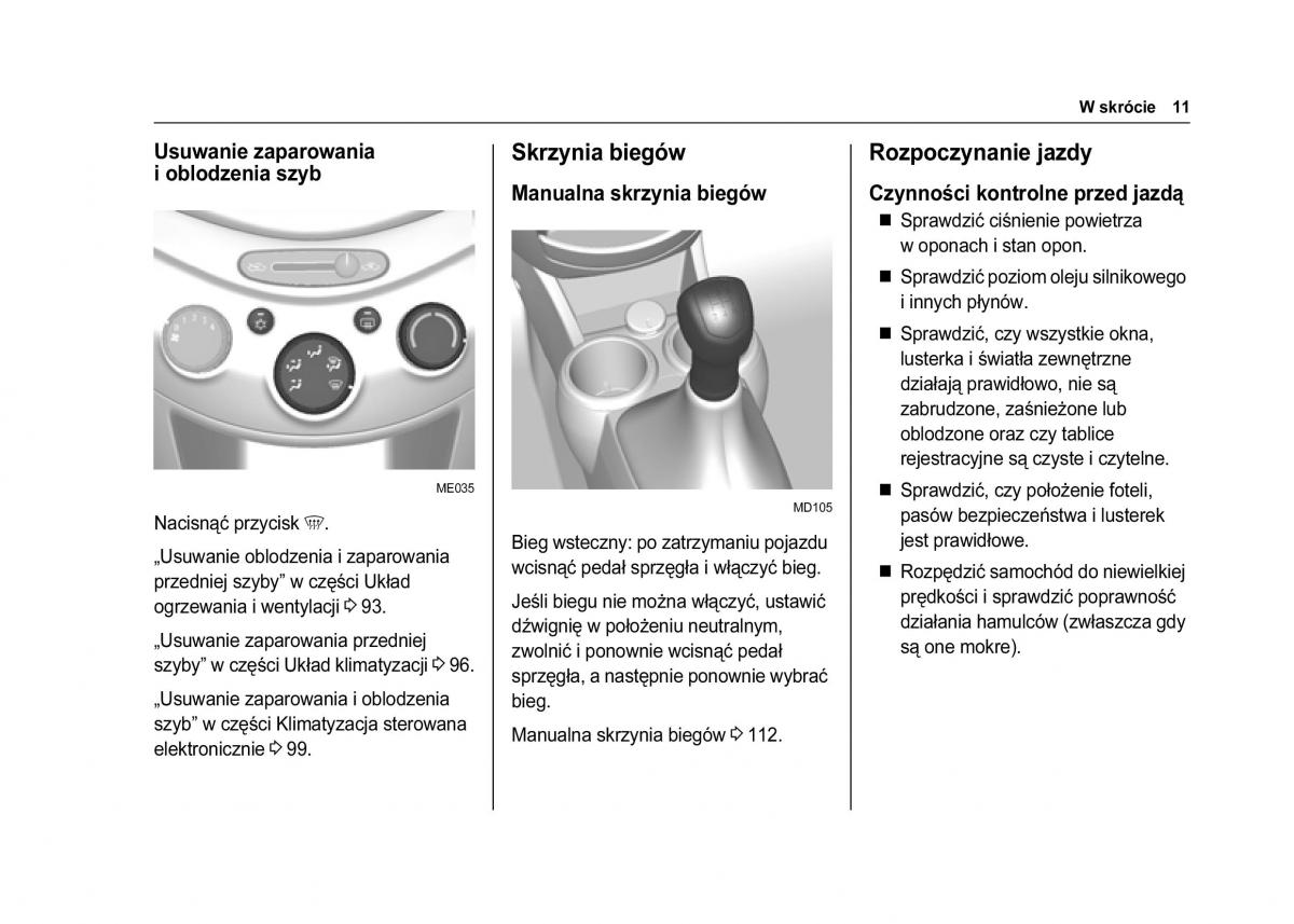 Chevrolet Spark M300 instrukcja obslugi / page 13