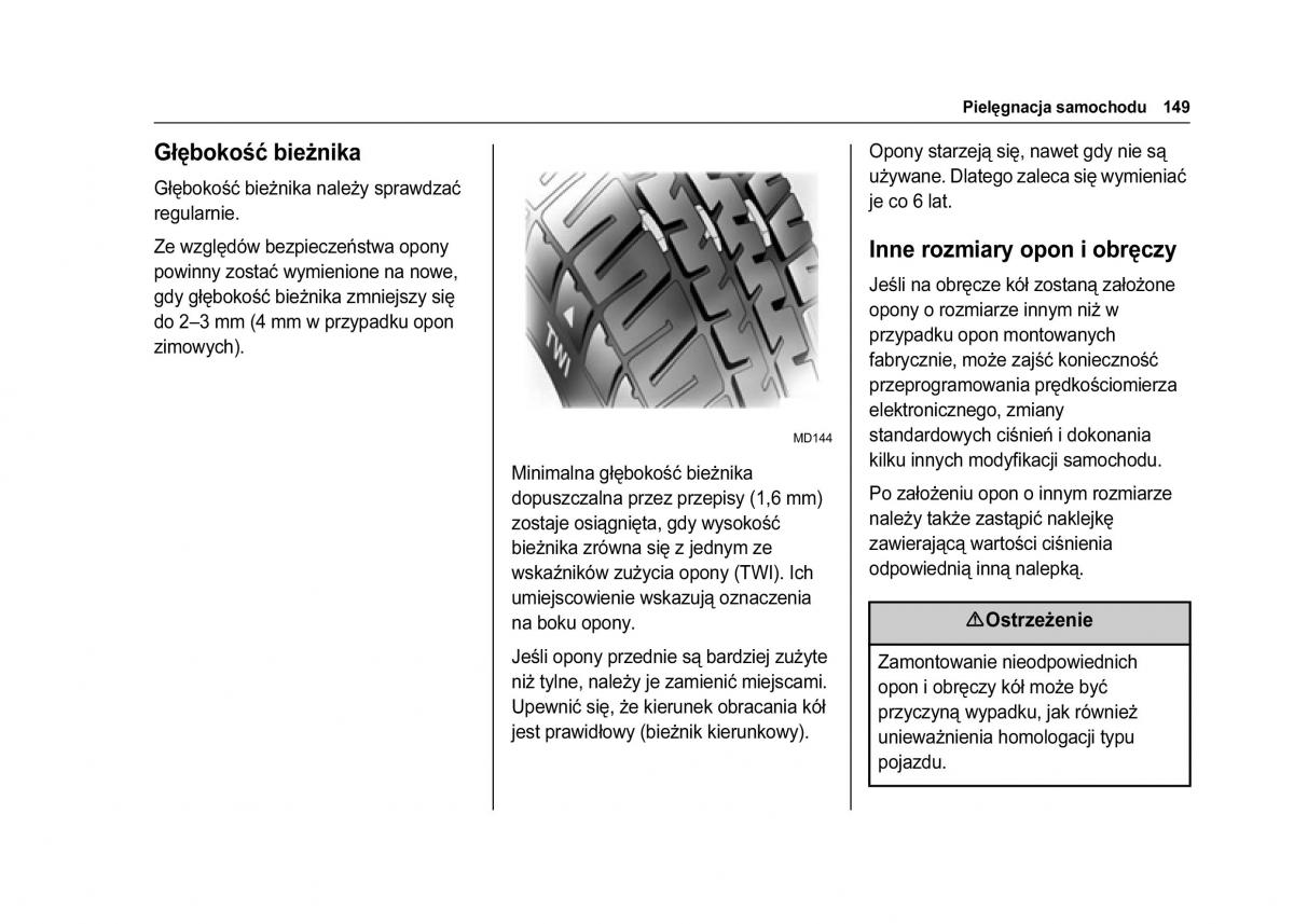 Chevrolet Spark M300 instrukcja obslugi / page 151