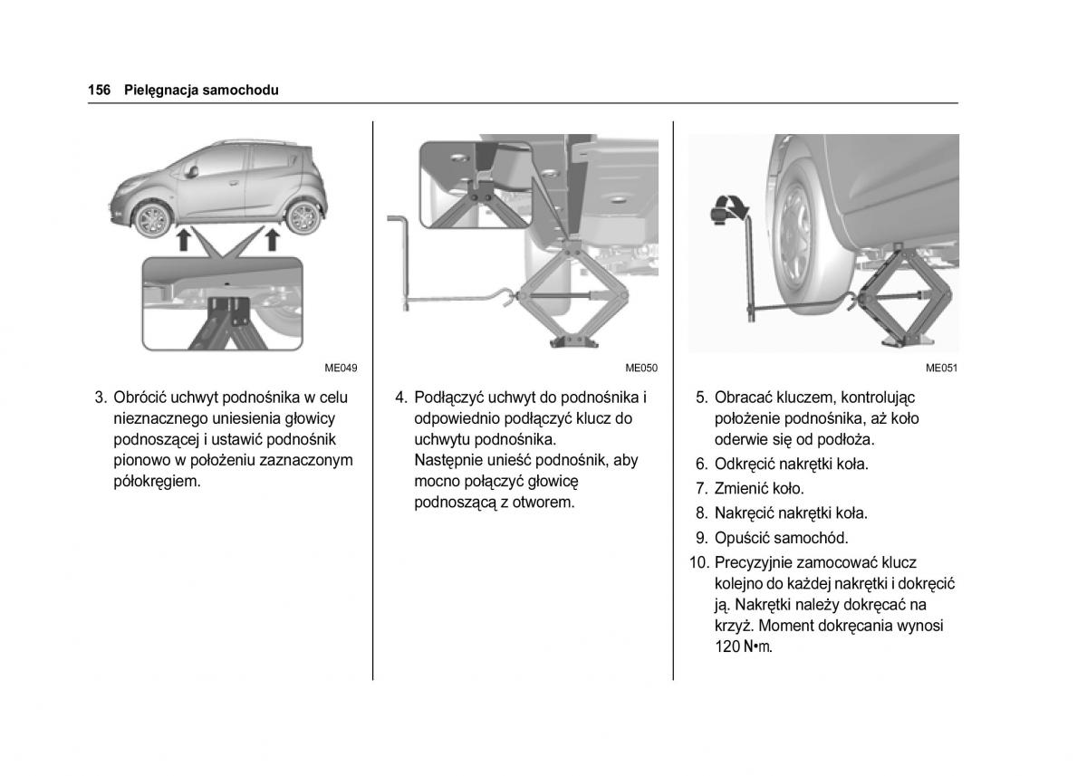 Chevrolet Spark M300 instrukcja obslugi / page 158