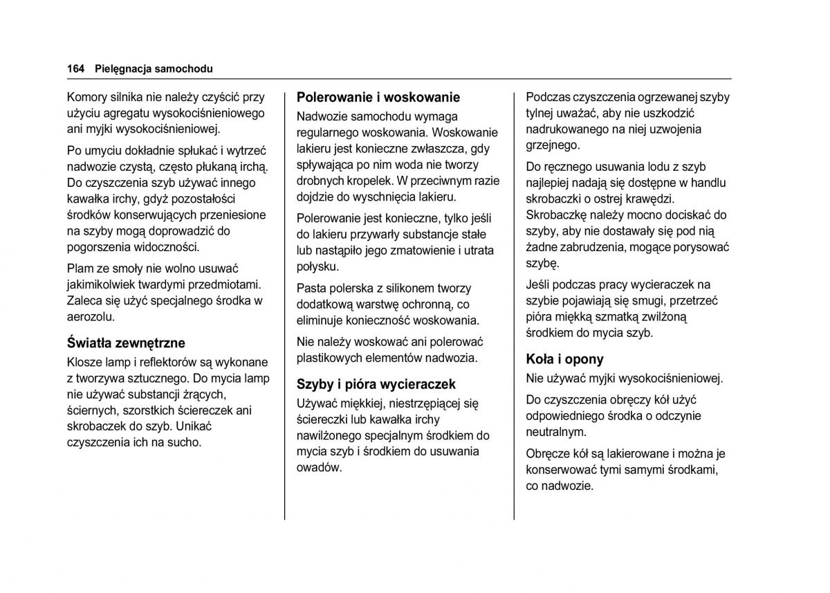 Chevrolet Spark M300 instrukcja obslugi / page 166