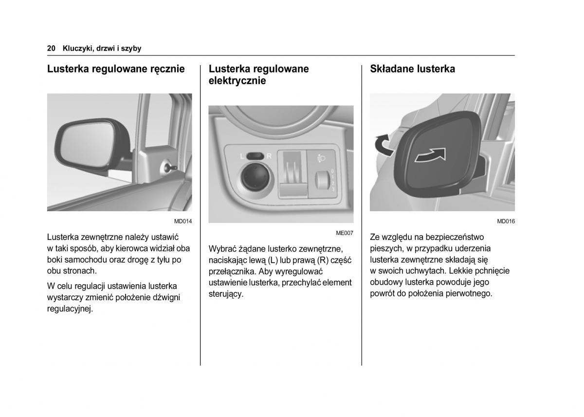 Chevrolet Spark M300 instrukcja obslugi / page 22