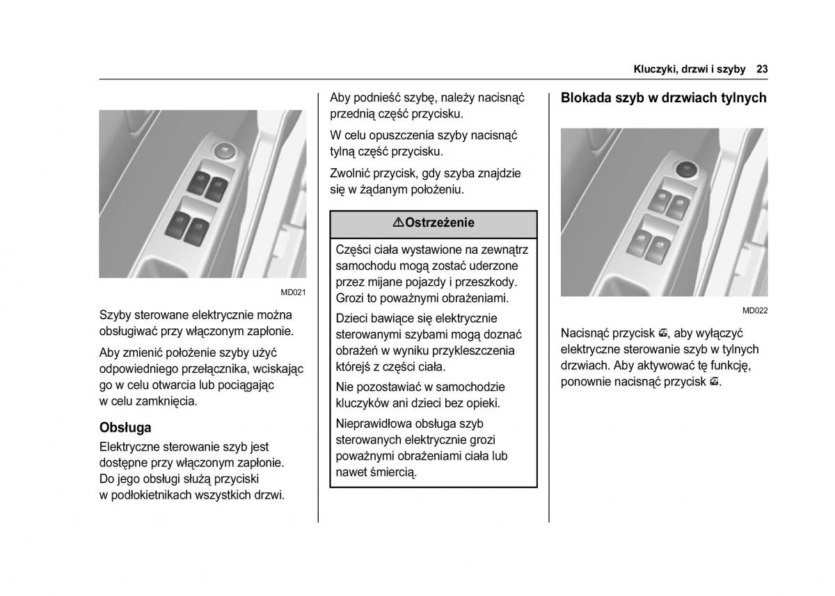 Chevrolet Spark M300 instrukcja obslugi / page 25