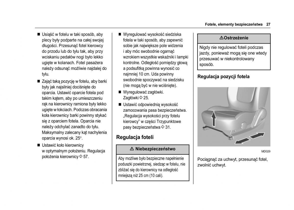 Chevrolet Spark M300 instrukcja obslugi / page 29