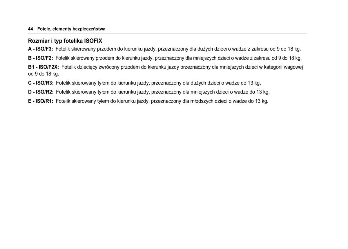 Chevrolet Spark M300 instrukcja obslugi / page 46