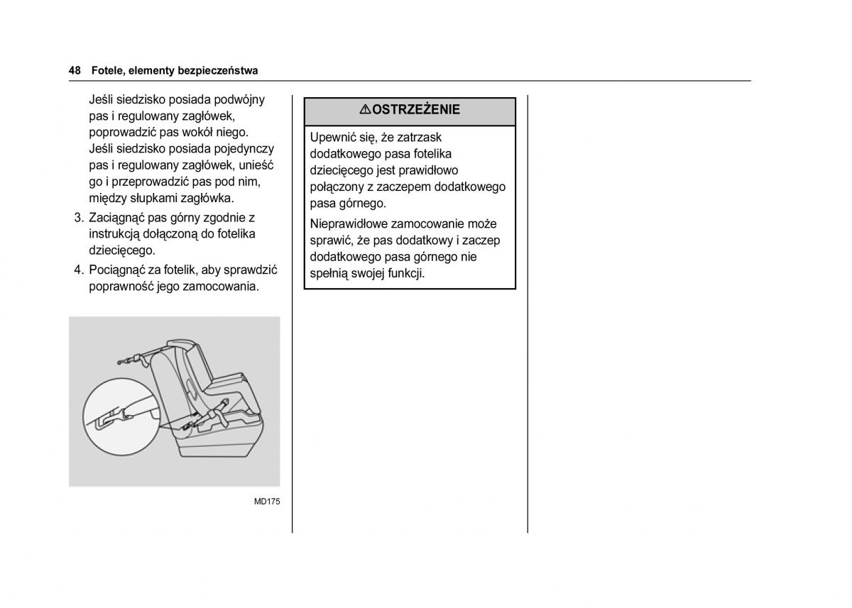 Chevrolet Spark M300 instrukcja obslugi / page 50