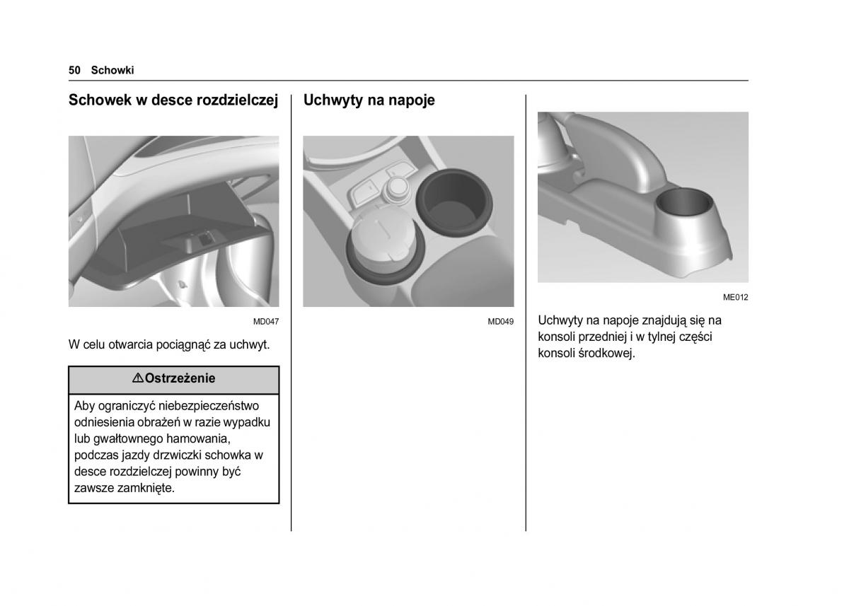 Chevrolet Spark M300 instrukcja obslugi / page 52