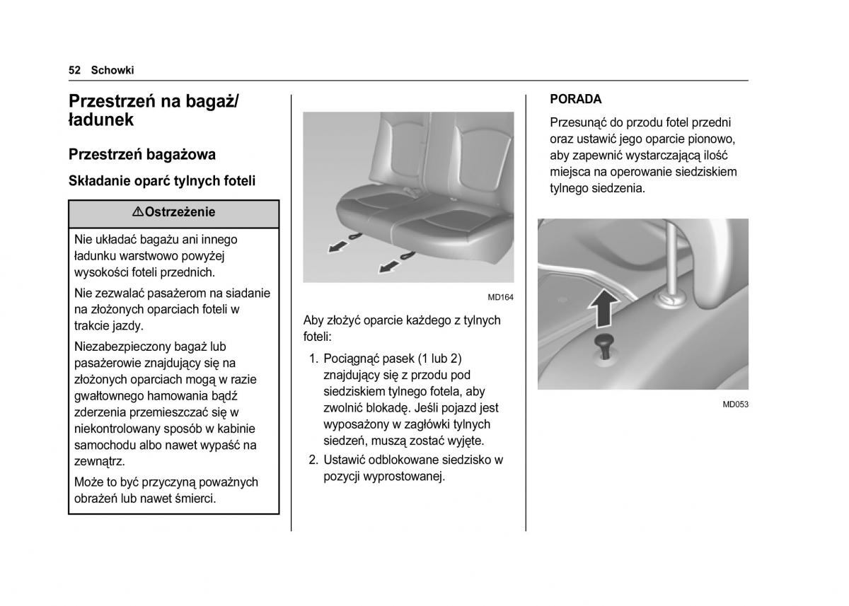 Chevrolet Spark M300 instrukcja obslugi / page 54