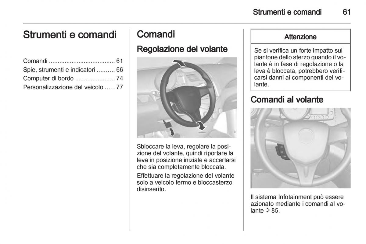 Chevrolet Spark M300 manuale del proprietario / page 61